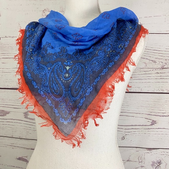 Free People Accessories - FREE PEOPLE Palermo Print Bandana SOLD OUT Scarf